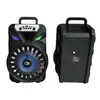 Altavoz de audio Bluetooth nuevo transfronterizo portátil portátil tarjeta disco U cuadrado multifuncional baile K-song audio