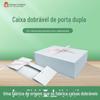Caixa dobrável com fita e duas abas para Lembrancinhas de Casamento, Flores de Aniversário e Caixa de Presente para Cosméticos, Exclusivamente para Fornecimento Transfronteiriço