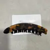 Moda Japonesa y Coreana Versátil Simple Accesorios para el Cabello de Niñas Carey Estampado de Leopardo Pinza Grande para el Cabello Pinza para Cola de Caballo Pinza Banana
