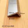 Ángulo Desigual de Aluminio Aleación de Aluminio Ángulo de Aluminio Forma de L Triángulo de Aluminio Ángulo Recto de 90 Grados Perfil de Aluminio Esquina de Aluminio Perfil de Aluminio 6063 2030