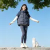Nuevo Chaleco de Punto Patchwork de Algodón para Mujer 2026 Otoño/Invierno Corto Holgado Diseño de Cuello Alto Sentido del Diseño Chaleco Capa Ropa de Abrigo