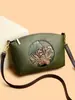 Bolso Pequeño de Piel Suave, Bolso de Alta Gama de Gran Capacidad, Bolso para Madres de Mediana Edad, Bolso Cruzado al Hombro para Suegra, Nuevo Estilo Chino