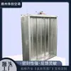Amortiguador de humos y fuego 3C 70 grados 150 grados 280 grados Válvula manual eléctrica Válvula de retención galvanizada reguladora de flujo de aire