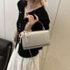 Bolso de Cadena para Mujer Nuevo Primavera/Verano 2025, Modelo Popular de Exportación, Bolso de Hombro Único Cruzado, Bolso Cuadrado Pequeño Retro de Celebridad de Internet