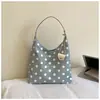 Linda Bolso de Mano de Lunares Moderno 2026 Verano Nuevo Elegante Moda Gran Capacidad Casual Alto Valor Personalizado
