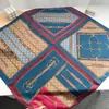 Pañuelo Cuadrado Pequeño de Imitación Seda Lana Algodón Lino, Nuevo Pañuelo de Seda Otoño e Invierno, Versátil para Viajes Diarios, Moda Retro, Chal Elegante de Alta Gama