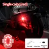 Luz de Flash Nueva para Coche y Motocicleta, Luz Táctil Multifunción, Luz de Advertencia RGB Colorida, Luz Trasera Táctil, Luz de Avión