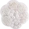 Perlas de imitación ABS mixtas con agujeros de 3-12 mm, accesorios de joyería para bricolaje, cuentas de plástico, perlas de imitación sueltas.