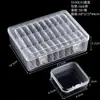 Caja de Almacenamiento para Set de Cuentas Perler Organizador de Micro Cuentas Joyería con Cuentas de Diamante Arte de Uñas Caja de Joyería Set de Plástico Transparente