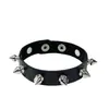 Pulsera de Remaches Estilo Punk Europeo y Americano Transfronteriza de Cuero de PU para Pareja Pulsera Rock Gótica de Moda Joyería