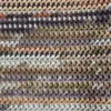 Otoño e Invierno Miu Hilo de Algodón Tejido Bolso de Mano Material para Cojín Bolso de Color Degradado Tela de Punto Marrón Tejido de Hilo de Algodón