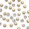 Rhinestones de Garra de Cristal 3D de Tres Puntas de 6 mm 1440 Piezas/Paquete Accesorios DIY para Ropa Vestido Traje de Presentación Tocado Pasador