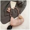 Moda Verano 2025 Elegante Bolso de Hombro de Moda Axilar Tipo Dumpling Alto Valor de Color Bolso de Hombro de Moda Bolso Cruzado Nicho