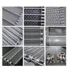 Fabricante de Malla Metálica Tipo Cadena Malla Metálica de Acero Inoxidable 304 Máquina Limpiadora y Freidora de Frutas y Verduras Malla Metálica con Barra de Soporte de Cadena de Acero Inoxidable