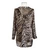 Pijama Muffy Sexy Solta Plus Size Estilo Boyfriend Camisa Cor Pura Tentação Pura Roupa de Casa Opcional Multicor 523
