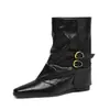 Botas de Superficie Suave Pequeñas Otoño e Invierno Dr. Botas Martens 2026 Aumentan la Altura Interior Nuevas Botas Hermosas Versátiles Punta Fina Botines Cortos Mujer