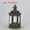 Ornamento Suporte de Vela Romântico Vintage de Ferro Forjado Estilo Europeu, Lanterna de Chão à Prova de Vento, Suporte de Vela, Adereços de Casamento, Lanterna Guia de Caminho