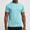 Camiseta de manga corta de secado rápido para hombre transfronteriza, top deportivo ligero para fitness para hombre, ropa elástica para entrenamiento al aire libre corta 25113