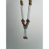 Collar de Cuentas con Colgante de Mariposa Vintage Lindo Estilo Ins Diseño Nicho Versátil Sentido del Diseño Cadena Larga Apilada de Lana