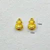 Accesorios de oro mate Bolsa de la suerte Bolsa de dinero Pulsera de la fortuna Llavero Joyería DIY Colgante Colgante Materiales auxiliares