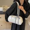 Bolso de Mano con Lazo Estilo Ballet para Mujer 2025 Nuevo de Moda Coreano de Nicho Bolso de Axila Gran Capacidad Bolso Almohada