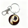 NFL Novo Time 32 Chaveiro de Liga de Zinco Time Gem Chaveiro para Carro Bolsa Venda Direta da Fábrica Em Estoque
