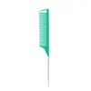 Atacado de fábrica pente de cauda pontiaguda pente para mechas de cabelo pente para corte de cabelo pente para extensão de cabelo agulha de aço resistente a altas temperaturas pente de cauda de rato