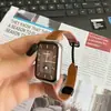 Para Pulseira Mi Band 9pro 8PRO Couro Fivela Magnética Luxo Leve Cor Contrastante de Nicho Pulseira de Pulso Pulseira de Relógio de Substituição