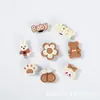 Novos Acessórios para Sapatos Croc Miffy Camelo Sapatos Flor Desenho Animado Urso Marrom Fivela de Sapato Urso Flor Pata de Urso Acessórios Acessórios para Sapatos DIY