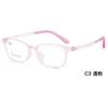 Armazón de Gafas para Niños de Silicona Dividida Suave para la Nariz Patillas de Vidrio Flexibles Aceptable para Personalización con Espejo
