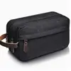 Neceser de viaje de alta gama para hombre, bolso de mano portátil de gran capacidad para viajes de negocios, bolsa de almacenamiento de doble capa compartimentada, neceser de maquillaje