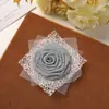 Tecido de malha com renda, atmosfera super fada, flor de rosa DIY, acessórios para cabelo, presilha de cabelo, acessórios para penteado, atacado