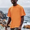 [Código Europeo Transfronterizo] Tops Lisos para Hombre y Mujer Casual 180g Holgados y Puros