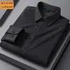 Camisa cálida para hombre Black Friday transfronteriza, manga larga otoño e invierno, forro polar, engrosada, camisa casual de negocios para hombre de comercio exterior