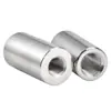 Acero Inoxidable 304 Tuerca Redonda Extendida Varilla Roscada Barra Roscada Espesor Aumentado Conector Cilíndrico Tuerca de Conexión Tapa de Tornillo