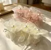 2026 Nuevo Estilo Lujo Ligero Temperamento Malla Flor Perla Lazo Pinza Pequeña para el Cabello Accesorios para el Cabello Tocado Pinza de Tiburón Pinza