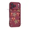 La funda de silicona suave más vendida de Temu con estampado de leopardo Maillard y lazo de estrella para iPhone 18 Pro Max iPhone 17