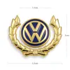 Pegatinas metálicas para coche logo de coche cubriendo arañazos pegatinas decorativas alas logo lateral pegatinas de logo de coche 3D tridimensional espiga de trigo metálica logo de coche