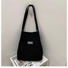 Bolso Nuevo de Pana 2023 Estilo Coreano Moda Dulce Bolso de Mujer Gran Capacidad Bolso Cubo de Tela Venta al por Mayor desde Fabricante