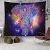 Tapiz de Amazon Transfronterizo ins Colgante Tela de Fondo Bohemio Mandala Elefante Tela de Pared Manta Decorativa Europea y Americana