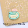 Bolo Sobremesa Comida Brinquedo Desenho Animado Acessórios de Joias DIY Cola de Creme Resina Pequenos Acessórios Furo Fivela de Sapato Pacote de Material