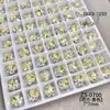 Pedras de Strass K9 Empilhadas Brilhantes Sem Base, Decorações de Unhas em Vidro Cristal de Gelo, Pedras de Strass para Unhas Ultra-Adesivas, Pedras de Strass Deslumbrantes
