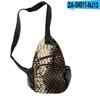 Bolsa Escolar Transversal Nova de Verão 2021 com Padrão de Cobra Tendência de Rua para Homens e Mulheres Ensino Fundamental Impressão Digital 3D Bolsa Transversal Bolsa de Peito