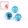 Bola de Cristal de 128 Lados com Fundo Plano Sem Furos, Bola de Cristal Facetada Emissora de Luz, Tarraxas de Brinco, Superfície de Anel, Piercings de Língua, Strass de Fundo Plano, Lâmpada Pequena DIY Atacado