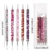 Set de 15 Piezas de Bolígrafos de Gel, Bolígrafos de Cristal, Bolígrafos de Silicona, Bolígrafos para Puntos, Bolígrafos para Dibujo de Líneas y Set de Pinceles para Pintar