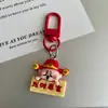 Chaveiro Festivo Oito Direções Deus da Riqueza Pingente de Riqueza Fofo Acessórios Criativos para Mochila Escolar Pingente de Presente para Casais Melhores Amigos