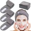 Lenço de Cabeça Pós-Parto Feminino Europeu e Americano Velcro Faixa de Cabelo Esportiva Yoga Lavagem de Rosto Maquiagem Faixa de Cabelo Dupla Camada Faixa de Cabelo de Beleza
