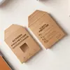 Caja de Empaque de Papel Kraft con Película para Relojes en Stock, Caja Tipo Sobre para Empaque de Película para Pulseras, Caja de Papel para Empaque de Película para Lentes de Teléfono Móvil