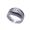 Nova cobra diamante europeu e americano beijo titânio aço anel masculino personalidade hip hop hipster moda anel comércio exterior joias transfronteiriças