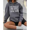 Sudadera con Slogan Impreso para Hombre y Mujer Temu Wish Artículo de Exportación Transfronteriza de Amazon